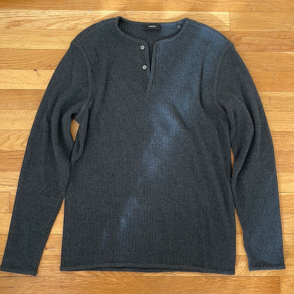Men’s Ribbed Sweater Henley